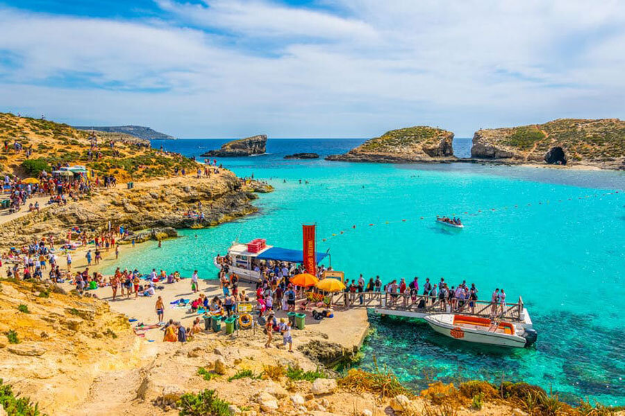 Сината лагуна. | Извор: malta-giude.net Сината лагуна. | Извор: malta-giude.net